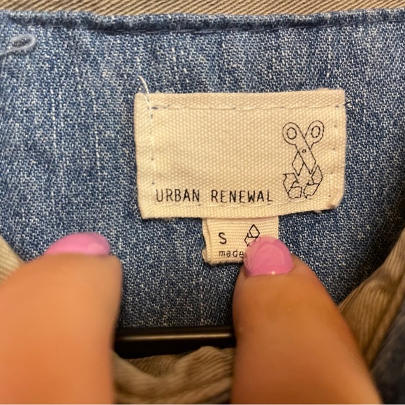 Urban Renewal Off The Shoulder Denim Top - size S - Picture 6 of 7